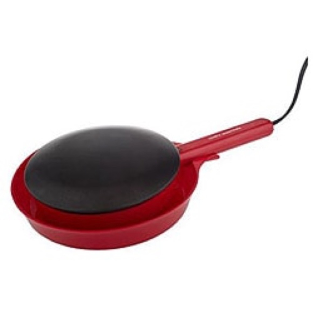 Cook's Essentials 7" Nonstick Crepe Maker with Dip Pan